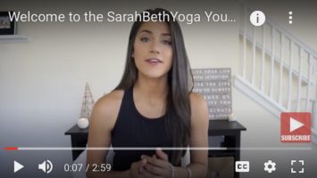 SarahBeth Yoga on You Tube
